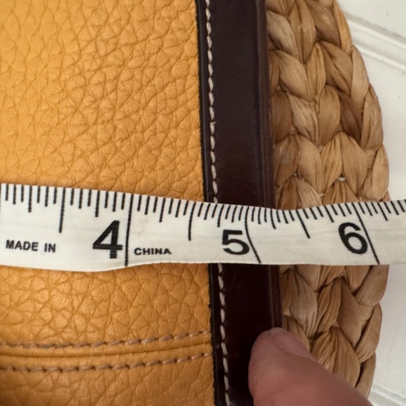 Dooney & Bourke vintage Y2K micro mini pebble leather shoulder bag Tan - Picture 7 of 8